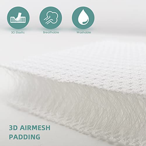 AEROiVi Car Seat Cushion for Driving, Breathable 3D Air Mesh, Non-Slip Bottom, Comfort Car Seat Protector, Car Seat Pad Also Works with Truck and Office Chair Home