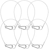 BETOOKY 6 Stück Edelstahl Stahlseil mit Hoher Tragfähigkeit und Rostfrei als Befestigungsseil für Außenbereich und Schiffsbedarf