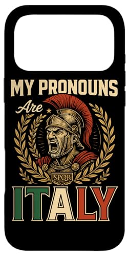 My Pronouns Are Italian Roman Legionary X}zP[X iPhone 17 Pro Max p
