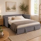 Letto imbottito, divano letto estensibile per 2 persone, letto di giorno, letto estraibile...
