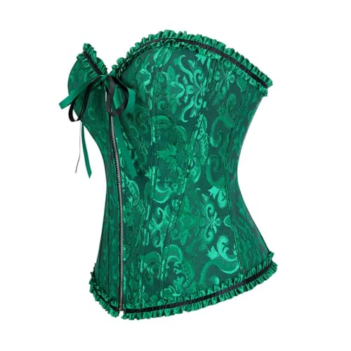 Corpiño de tejido jacquard tradicional con elegante espalda acordonada 5