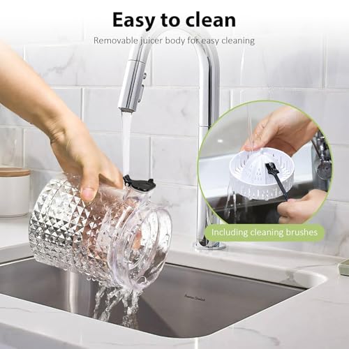 Image of Drumstone TopRated 𝟏𝟓𝐘𝐫 𝐖𝐚𝐫𝐫𝐚𝐧𝐭𝐲 Electric Citrus Juicer Machine Single Head, Easy Clean Orange Lemon Juice Extractor, Compact Kitchen Juicer Blender for Fresh Citrus Juice