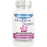 DrFormulas Menopause Supplement for Hot Flashes, Night Sweats Relief, and Support with DIM, Black Cohosh, Soy Isoflavones, and Red Clover (60 Vegetarian Capsules)