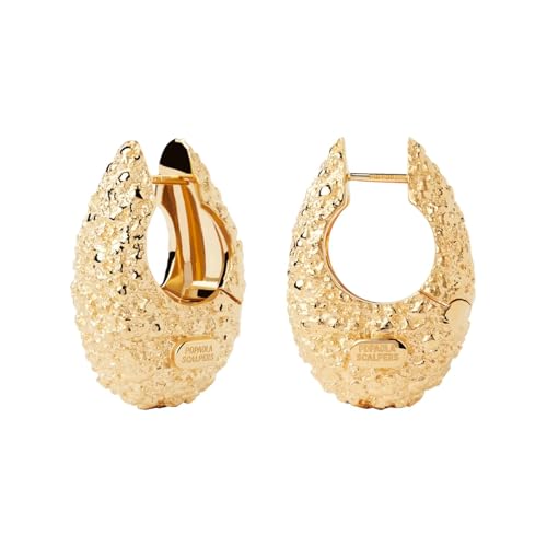 PDPaola Silhouttes - Pendientes de aro para mujer, de plata 925, Plata
