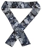 THERMO-COOL QWIK COOLER TIE - Navy Digital Camo - 3 Piece Pack - Made in the USA