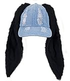 Taille du bonnet : taille unique qui convient à la plupart des femmes. Circonférence du chapeau de lapin : 53,3 cm - 63,5 cm, hauteur du chapeau : 16,8 cm, longueur du bord : 7,3 cm.