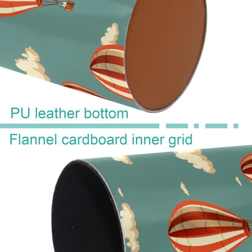 Porte-pinceaux de maquillage montgolfière, cadeau de bureau original - 3