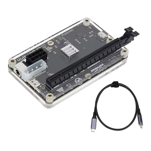 Base de tarjeta gráfica externa GPU JHL6340 Chip con cable de datos USB rápido de 60 cm, estación eficiente | Ya disponible en tu tienda friki favorita! En mundofriki.es!