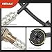 A-Premium O2 Oxygen Sensor Compatible with BMW 323i 325i 328i 330i 525i 528i 530i 540i 740i 840Ci 850Ci X3 X5 Z3 Z4 Z8 M5 & Land Rover Range Rover, 2-PC Set, Replace# 11781742050, 0258003477