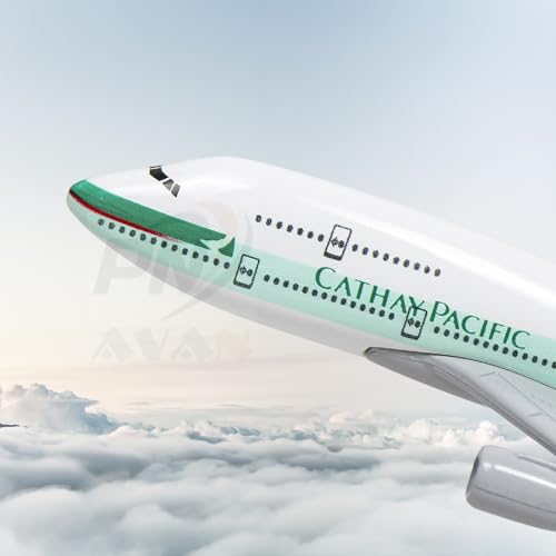 Image of Diecast Aeroplane Scale Model only for Display, Size -16 cm-A80 (Cathay Pacific New)