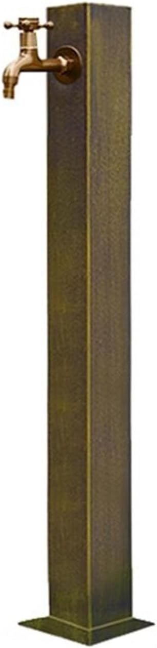 Antique Outdoor Faucet Post, Copper Garden Tap Extender, 304 Stainless Steel Hose Stand, Decorative Water Column for Backyard Farm, and Stylish Garden Accessory