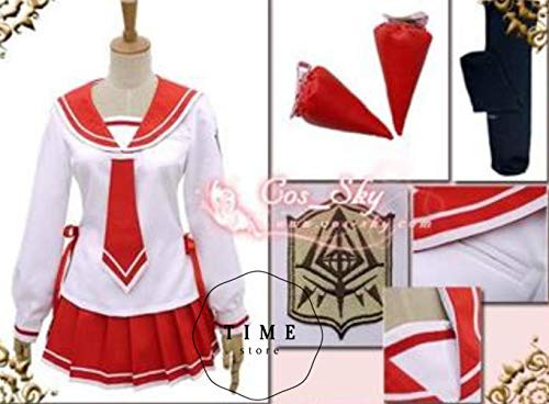 2020美品！緋弾のアリアAA 東京武偵高校女子制服 神崎・H・アリア コスプレ衣装+靴下+髪飾り ウィッグ 靴追加可能