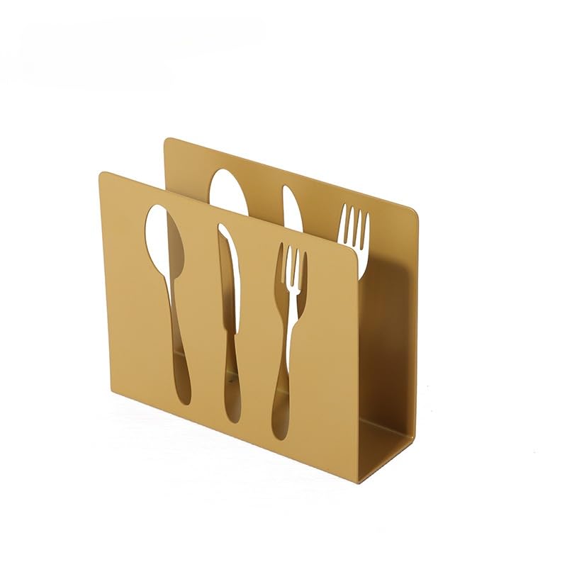 uchwyt na serwetki, Uchwyt na serwetki 12 * 4 10 CM 1-3 SZT. Złote serwetniki stół(Tableware,W:12*D:4*H:10cm 3pcs)