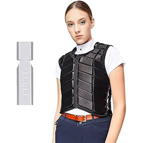 CLBING Chaleco ecuestre ajustable para adultos y niños, transpirable y ligero Cover