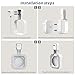 Wall Mount Holder for eero Pro 6e/Pro 6, No Messy Wires, Space Saving, Outlet Wall Bracket Only Compatible with eero Pro 6e/Pro 6 Mesh Wi-Fi System Router (1 Pack)