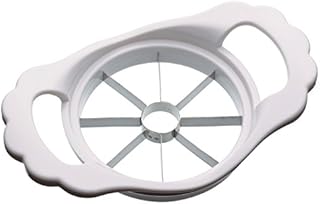 KitchenCraft Apple Corer and Slicer, Stainless Steel/Plastic, White, 11 cm