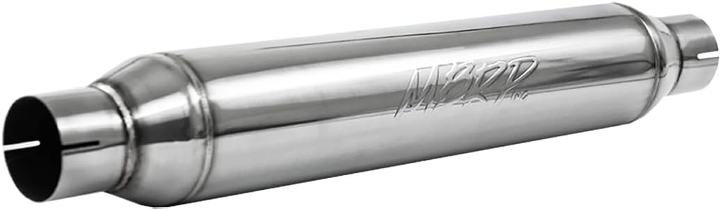 MBRP Universal Resonator 2.5in inlet/outlet 22in body 26in overall T304