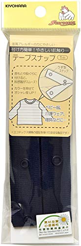 清原 KIYOHARA サンコッコー テープスナップ 1m入 ネイビー SUN12-98
