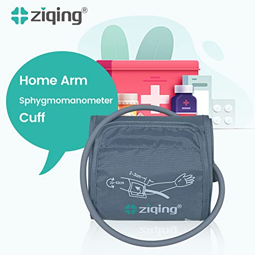 Extra Large Blood Pressure Cuff, Ziqing 9”-20.5” Inches (22-52Cm) Xl Replacement Cuff For Big Arm, Compatible With All Upper Arm Blood Pressure Machine Omron, Cuff Only #TOP5