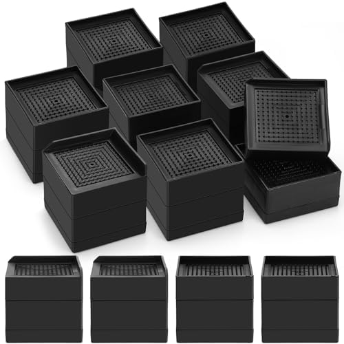 Amazon.com: Dandat 36 Pcs Furniture Risers Couch Bed Riser Blocks Bulk ...
