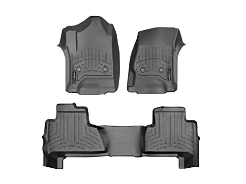 Weathertech 44607-1-2 1st & 2nd Row Black Floor Liner for 2015 Chevrolet Tahoe