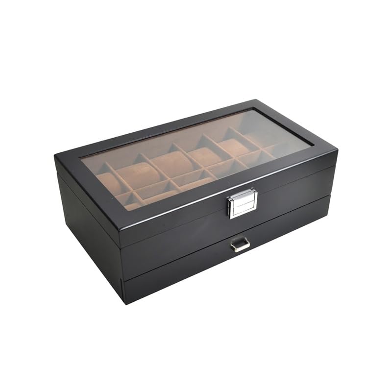 Scatola per orologi Organizer per gli uomini Scatola di gioielli Orologio Dipinto Contenitore di Gioielli Occhiali multistrato Collana di Immagazzinaggio Accessori per la casa Display Cassetto
