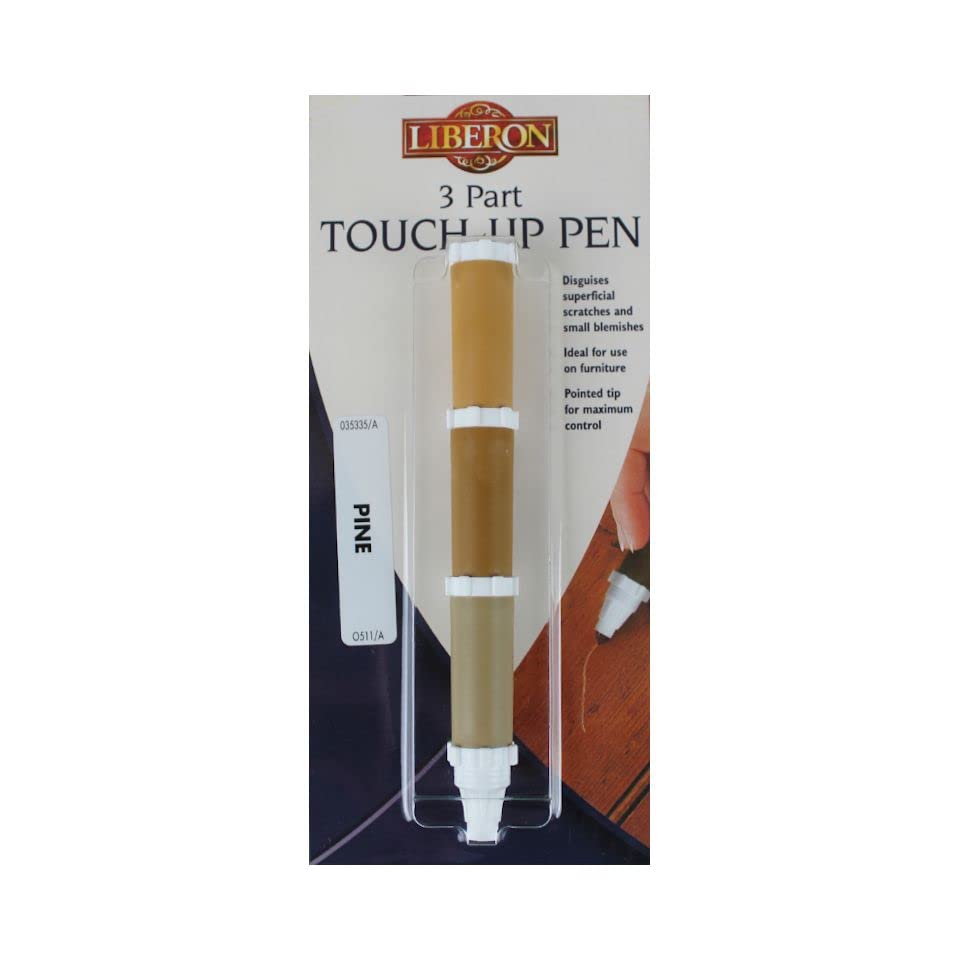 Stylo de retouche Liberon en 3 parties correcteur bois et rayures meubles