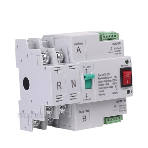Interruptor de transferencia automática ATS 100A para hogar y hogar