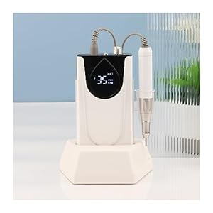 Nail Drill, Portable Nail Drill Professional 35000 RPM, Rechargeable Electric Nail File Machine E File For Acrylic Nails Gel Polishing Removing, Cordless Efile With Bits Kit For Manicure Salon Home Pr