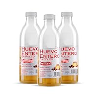 SERMAND 3er Pack Eipulver-Flaschen (150 g) – Pasteurisiertes Getrocknetes Ei | Glutenfrei | Laktosefrei | Ohne Zusatzstoffe | Natürliche Proteinquelle