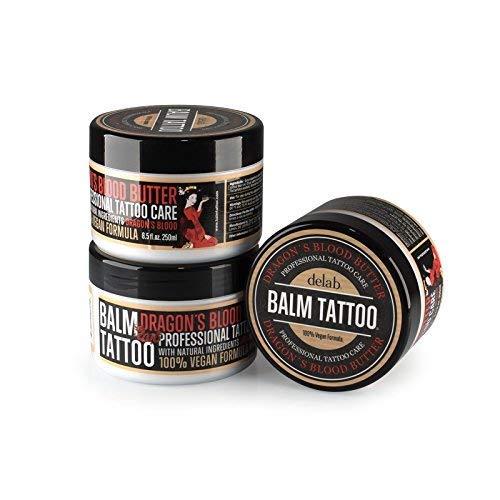 Amazon Com Artistic Tattoo Supply Balm Tattoo Dragon S Blood Butter Tattoo Aftercare Cream Soothes Discomfort Reduces Bleeding And Swelling 100 Natural Vegan Friendly 250 Grams Beauty Personal Care