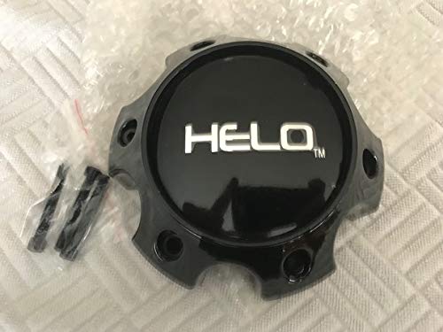 Helo Gloss Black Center Hub Cap 6 Lug 6x135 for HE878 HE901 HE904 Wheels