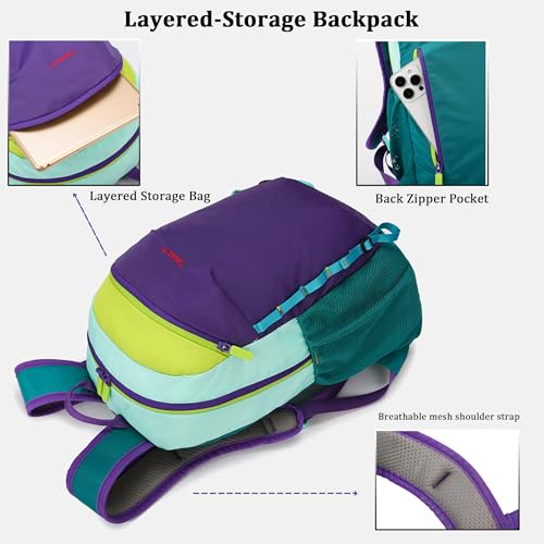 Mochila táctica ligera 20L para senderismo unisex miniatura 3