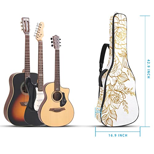 Housse de transport étanche pour guitare avec bandoulière réglable et tranches de citron sur rayures marines… - Les Beatles, Paul McCartney, John Lennon, RIngo Starr, George Harrison Housse de transport étanche pour guitare avec bandoulière réglable et tranches de citron sur rayures marines… – Image 6