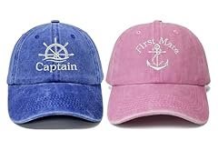 Captain First Mate (Washed Royal & Washed Pink)