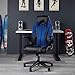 OFM ESS Collection High-Back Racing Style Bonded Leather Gaming Chair, in Blue (ESS-3086-BLU)