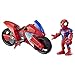 Super Hero Adventures Mega Mini Motorcycle Spiderman (Hasbro E7929ES0)