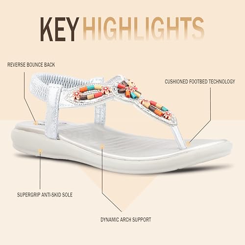 Image of Medifeet SoftStep Boho Chic Sandals - Pain-Free Fashion Walking | Style Without Sacrificing Comfort