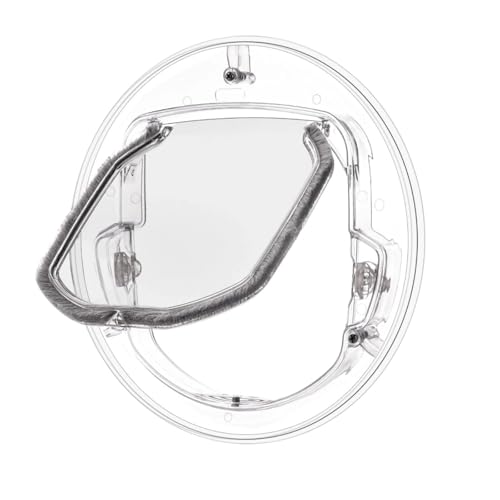 Puertas con cerradura de 4 vías para gatos y perros pequeños en color blanco 2