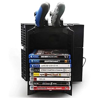 Leegoal Support de tour de rangement pour PS4 et station d’accueil double chargeur, multifonction pour lecteur DVD… - Les Beatles, Paul McCartney, John Lennon, RIngo Starr, George Harrison Leegoal Support de tour de rangement pour PS4 et station d'accueil double chargeur, multifonction pour lecteur DVD… – Image 7