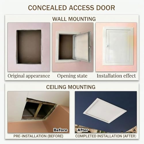 Panel de acceso para paneles de yeso y trampilla HVAC 6