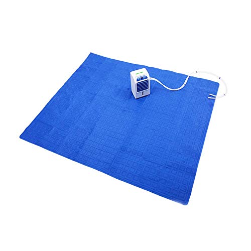 Klimaanlage Lüfter-Kühler-Pad, Kühlwasserkühler-Matratze, weiter schlafen, Sommer entlasten - für Zuhause und Büro,Blue-160x140cm