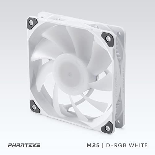 Phanteks Ventola M25 Gen2 PWM D-RGB - 140 mm, bianca