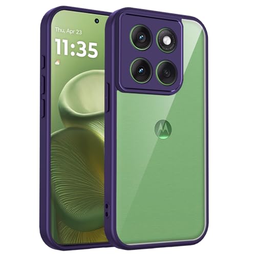 Coque silicone Motorola Edge 60 Pro antichoc violette