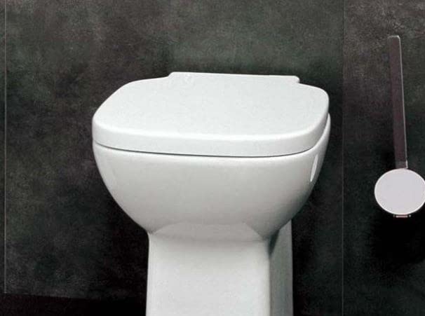 Copriwater per FLAMINIA SPRINT AVVOLGENTE come ORIGINALE TERMOINDURENTE BIANCO cerniera inox normale o rallentata soft close