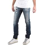 Diesel Thommer 0092I Jeans Herren Denim MEDIUM Blue 34 L32