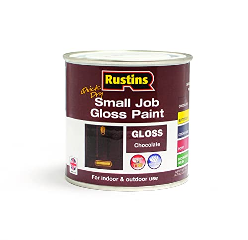 RUSTINS Small Job Gloss Paint Chocolate 250ml