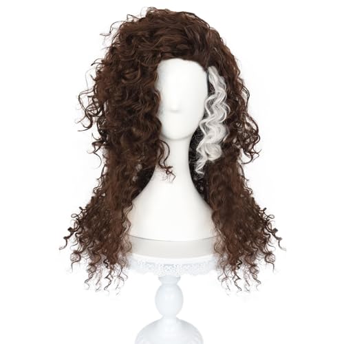 Soyusunny Bellatrix Lestrange Cosplay Wigs Halloween Party Costume for Women Men (Dark)