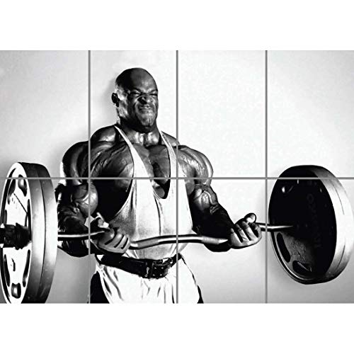 Doppelganger33 LTD Bodybuilding Ronnie Coleman Wall Art Multi Panel d'affiche 47x33 Pouces