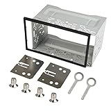 BOYB Universal DVD Montage Frame Kit Double 2 Din Hardware Auto Stereo -Radio -Faszien Rahmen Automobil -Radio Player Box Zubehör (Color Name : White)